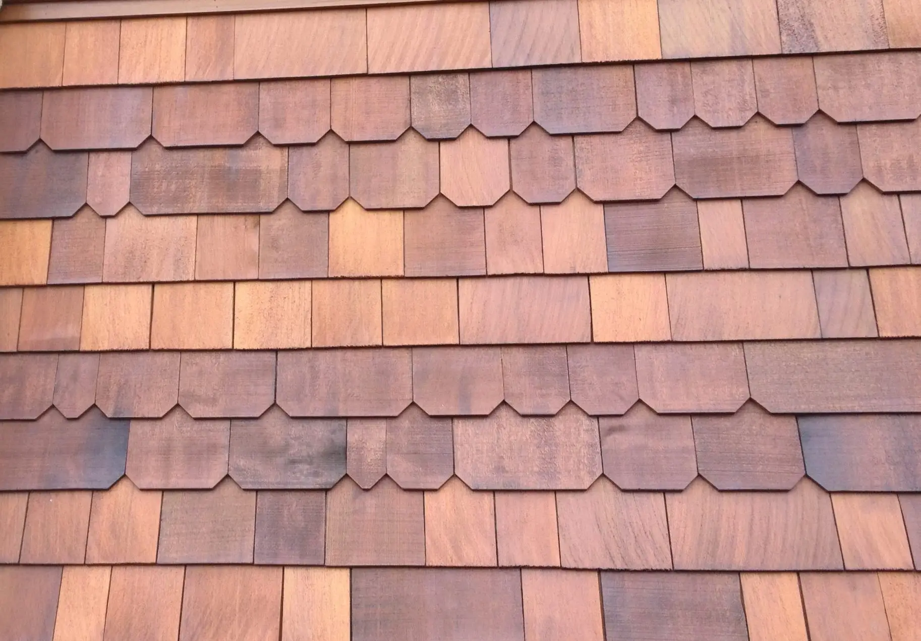 Australian hardwood timber shingles on heritage roof